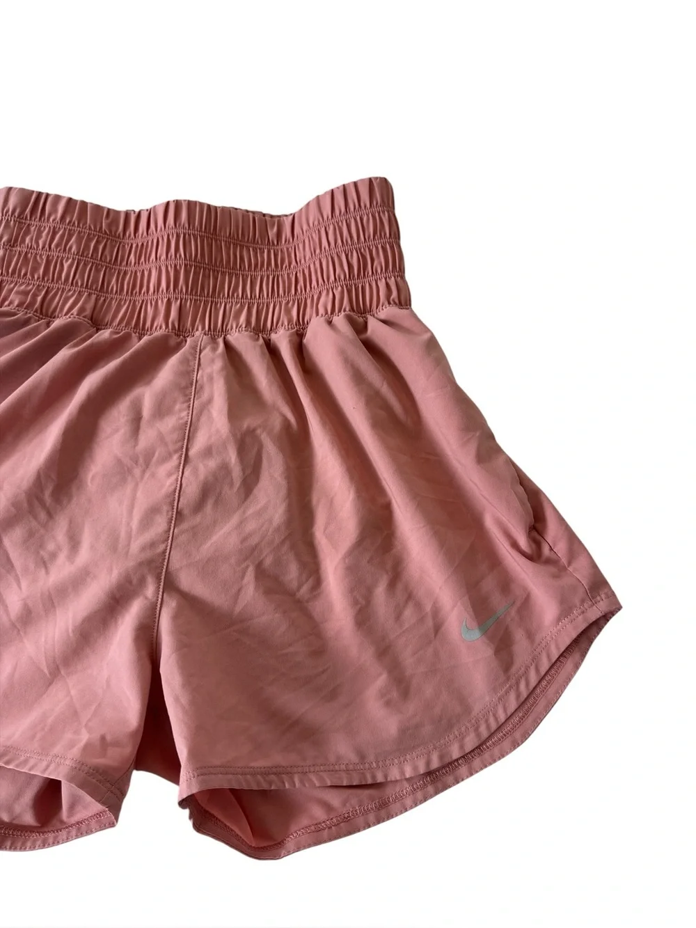 Nike Dri Fit Running Edition Shorts in Red Stardust